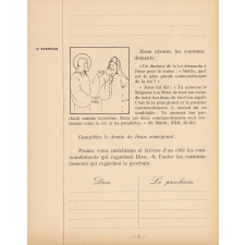 Mon cahier d'instruction religieuse : Méthode Quinet : Cours moyen : Deuxième cahier : Morale