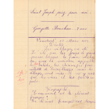 Cahier journalier