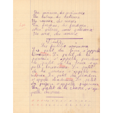 Cahier journalier