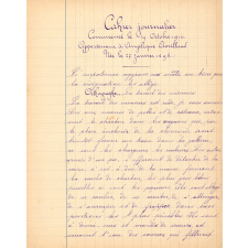 Cahier journalier