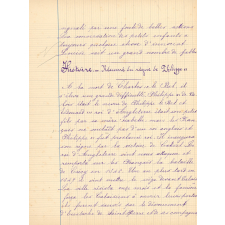 Cahier journalier