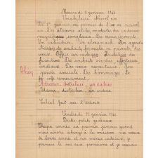 Cahier de devoirs