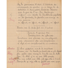 Cahier de devoirs