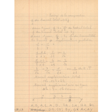 Cahier de brouillon