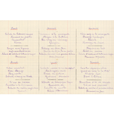 Menu de la semaine