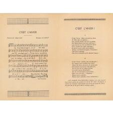 Chanson du vent ; C'est l'Hiver