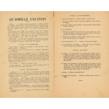 Quadrille enfantin ; Petits pantins
 