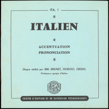 Accentuation et prononciation italiennes : classes de 6ème (1ère langue), classes de 4ème (2ème langue)