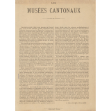 Les Musées cantonaux.