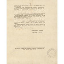 Académie du département du Gard. Programme pour l'An XI.