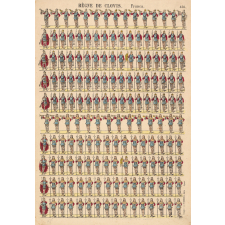 Planche N° 436 : règne de Clovis : Francs