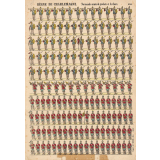 Planche N° 435 : règne de Charlemagne : normands armés de javelots et archers