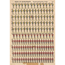Planche N° 435 : règne de Charlemagne : normands armés de javelots et archers