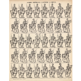 Planche : Garde impériale : Lanciers à cheval