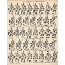 Planche : Garde impériale : Lanciers à cheval