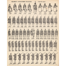 Planche : Régiment d'infanterie française : Nouvelle tenue