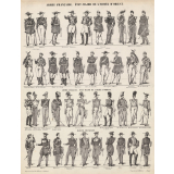 Planche : Armée française : Etat-major de l'armée d'orient