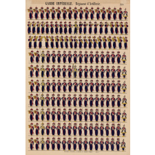 Planche N° 259 : Garde impériale : Régiment d'artillerie