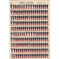 Planche N° 341 : Régiment d'infanterie : Nouvelle tenue
