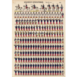 Planche N° 366 : régiment d'infanterie : nouvelle tenue
