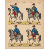 Planche N° 287 : armée autrichienne : hussards hongrois