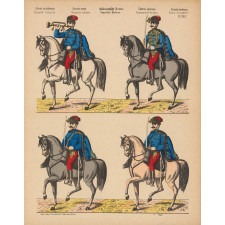 Planche N° 287 : armée autrichienne : hussards hongrois