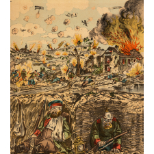 Scène de bataille : Première guerre mondiale