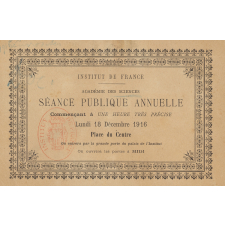 Institut de France. Académie des Sciences. Séance publique annuelle.