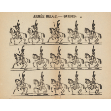 Planche N° 41 : Armée belge : Guides