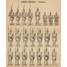 Planche N° 58 : Armée belge : Infanterie