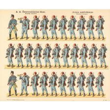 Planche N° 125 : Österreichische heer : Bosnische infanterie : Armée autrichienne : Infanterie bosniaque