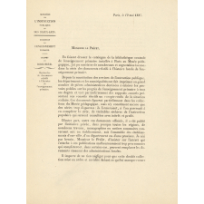 Recherche de documents relatifs à l'histoire de l'enseignement primaire.
