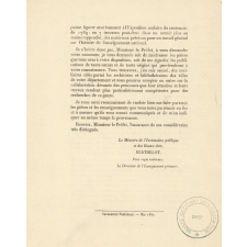 Recherche de documents relatifs à l'histoire de l'enseignement primaire.