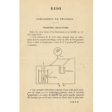Sujets du baccalauréat. 