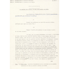 Baccalauréat. Sujets (1981 et 1983). 