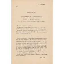 Baccalauréat. Sujets de mathématiques, de 1949 à 1980.
