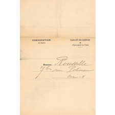 Examens universitaires et agrégation. Convocations. De 1937 à 1946.