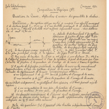 Ecole Polytechnique. Sujets des concours d'admission de 1934, 1935 et 1936. 