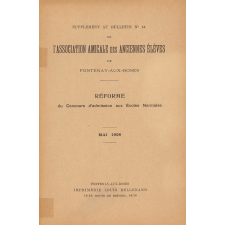 Le concours d'entrée 82 aux ENS de Fontenay-aux-Roses et de Saint Cloud - Le concours d'entrée 83 aux ENS de Fontenay-aux-Roses et de Saint-Cloud.