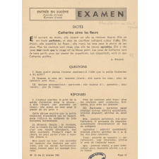 Examen d'entrée en 6ème: préparation et sujets.