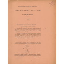 Examen de fin d'année - 1927 - 2e année.