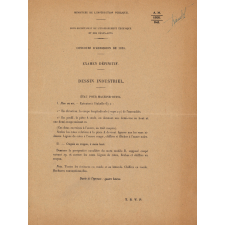 Concours d'admission de 1925. Examen probatoire et examen définitif.