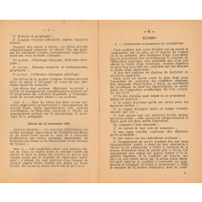Programme du concours d'admission aux écoles normales supérieures de Fontenay aux Roses et de Saint Cloud et des bourses de licence.