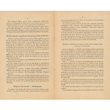 Programme des conditions exigées pour l'admission aux Ecoles Normales Supérieures de la rue d'Ulm et de Sèvres et l'obtention des bourses de licence et d'agrégation.