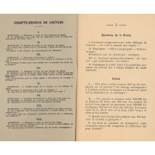 Livret du candidat - 1950 - Cours moyen - Bourses nationales (1ère série) - Entrée en classe de sixième et dans les Cours Complémentaires.