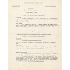 Sujet d'examen. Brevet d'Etudes du Premier Cycle.