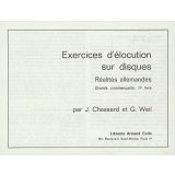 Réalités allemandes : exercices d'élocution sur disques : grands commençants. 1er livre