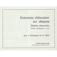 Réalités allemandes : exercices d'élocution sur disques : grands commençants. 1er livre