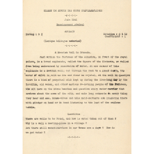 Sujets d'examen. Examen de sortie des cours complémentaires. 1941. Dictée et anglais. 