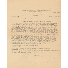 Sujets d'examen. Examen de sortie des cours complémentaires. 1944. Anglais.